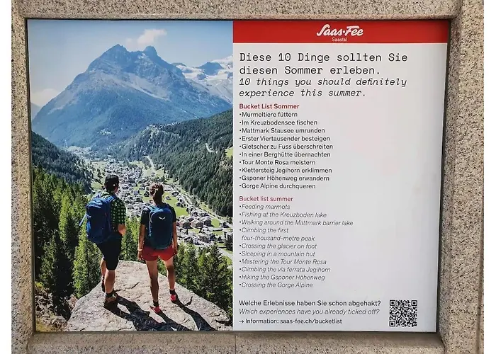 Helles, Chalet-Stil Apartment Mit Allalinblick